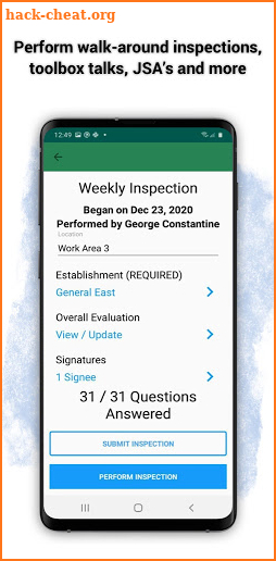 Inspector by Safety 101 screenshot