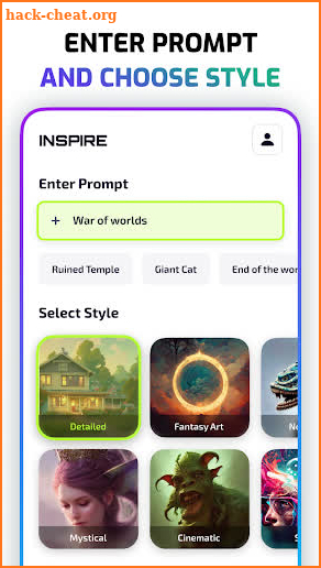 Inspire - AI Art Generator screenshot