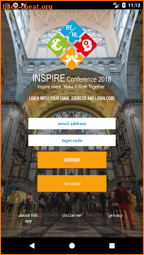 INSPIRE Conference 2018 screenshot
