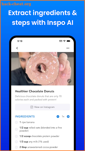 Inspo - AI Recipe Keeper screenshot