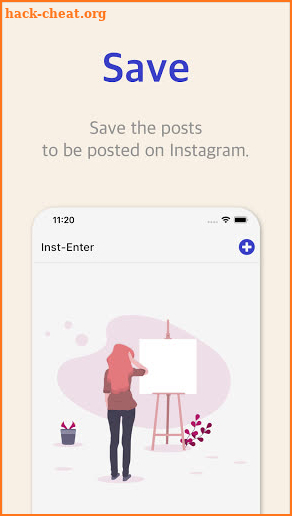Inst-enter : new line/ tags / fonts for Instagram screenshot