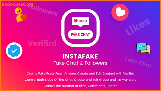 Insta Fake - Fake Chat For Followers screenshot