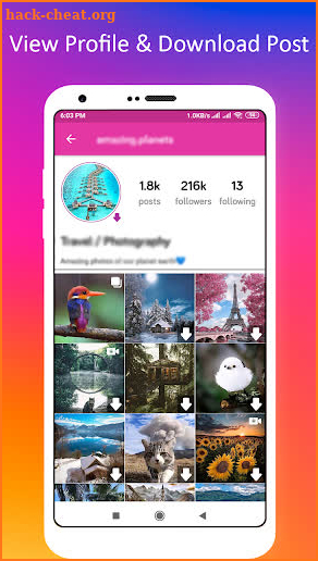 Insta Profile Picture Downloader for Instagram screenshot