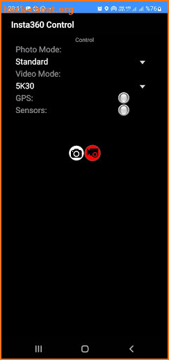 Insta360 Control Pro screenshot
