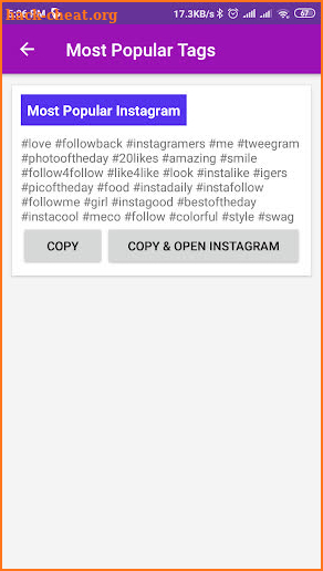 Instag - Instagram Hashtags Finder screenshot