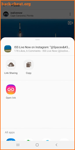 InstaGrabLink - Open feed links screenshot