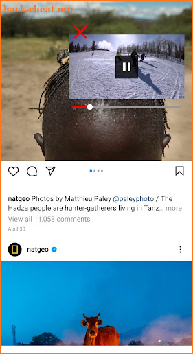 Instagram downloader and Float Player screenshot