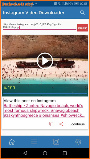 Instagram Video Downloader screenshot