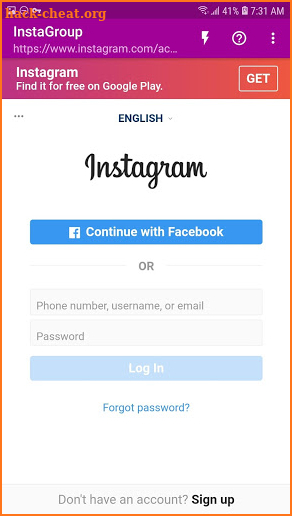 InstaGroup [BETA] Real Instagram Followers & Likes screenshot