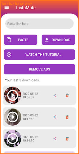InstaMate - Video Downloader for Instagram screenshot