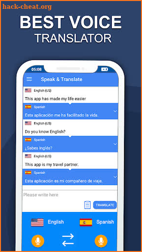 Instant All language translator &voice translation screenshot