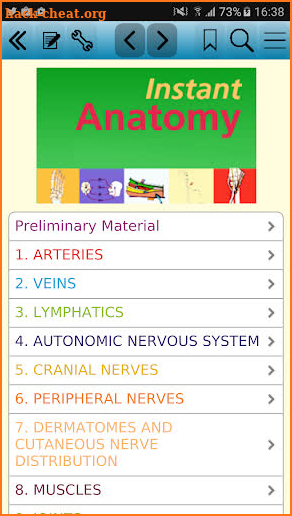 Instant Anatomy, 5th Edition screenshot
