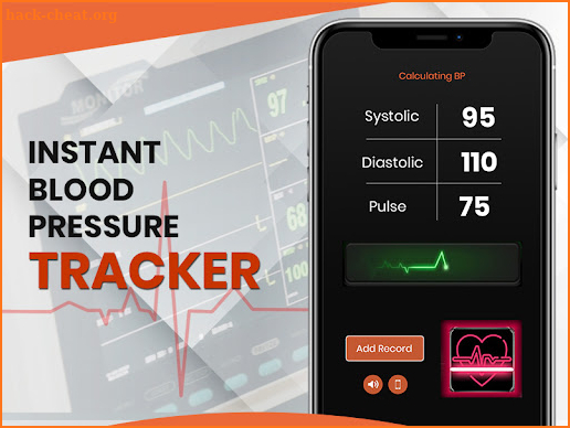 Instant Blood Pressure Checker Original BP Tracker screenshot