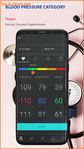 Instant Blood Pressure Tracker screenshot