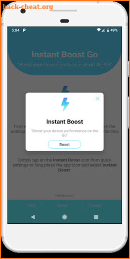Instant Boost GO🔥 screenshot