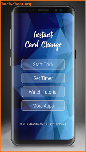 Instant Card Change screenshot