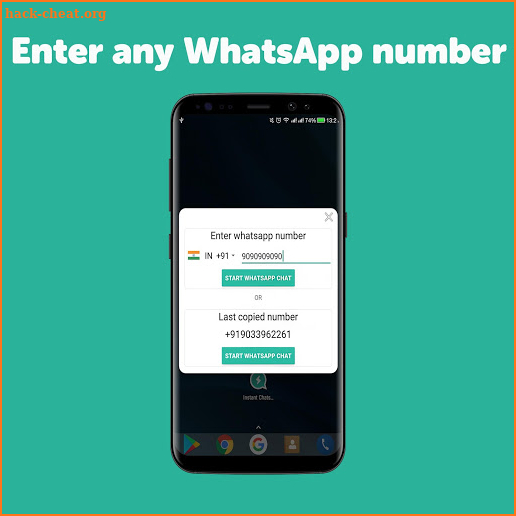 Instant Chat for WhatsApp screenshot