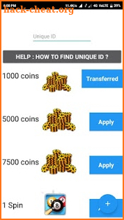 Instant coins - 8 ball pool rewards :Přõ screenshot