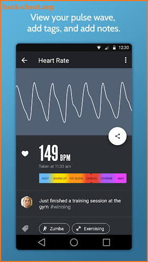 Instant Heart Rate+ : Heart Rate & Pulse Monitor screenshot