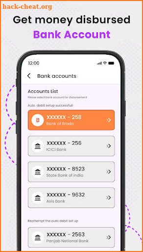 Instant loan - Mobile guide screenshot