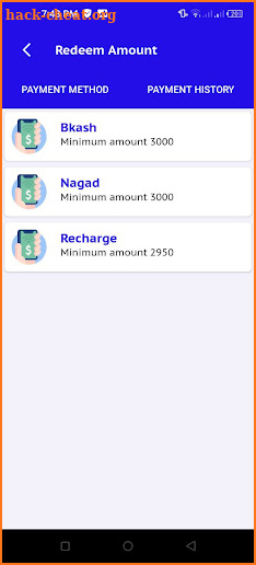 Instant payment screenshot