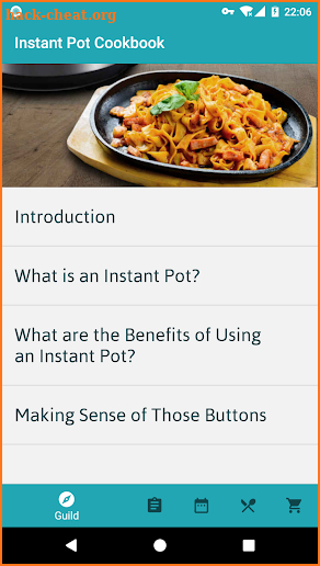 Instant Pot Cookbook screenshot