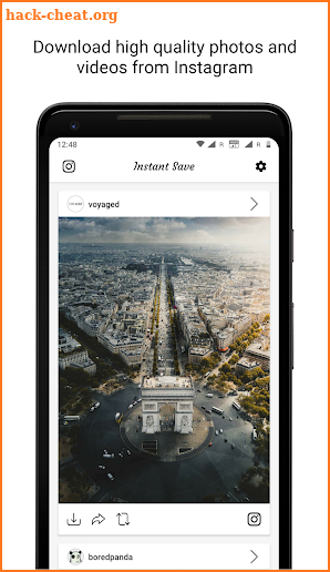 Instant Save - HD photo downloader for Instagram screenshot