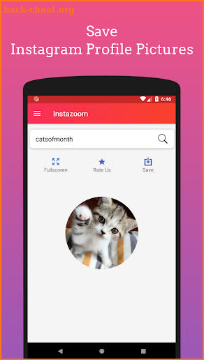 Instazoom - Big Profile Photo for Instagram screenshot