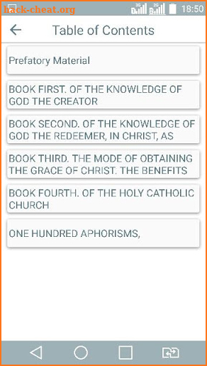 Institutes Christian Religion screenshot