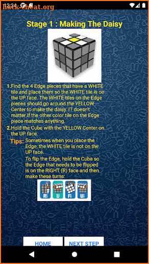Instruct Rubik Cubes screenshot