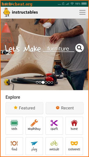 iNstructables - Explore and share your iNvention screenshot