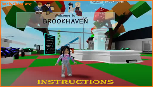 Instructions Mod Brookhaven RP Game Unofficial screenshot