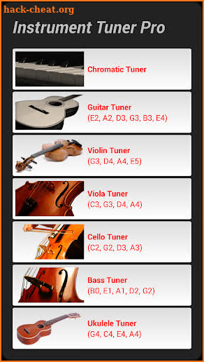Instrument Tuner Pro screenshot