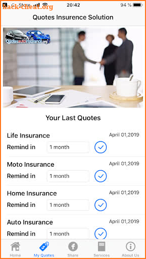 Insurance Quotes Solutions screenshot