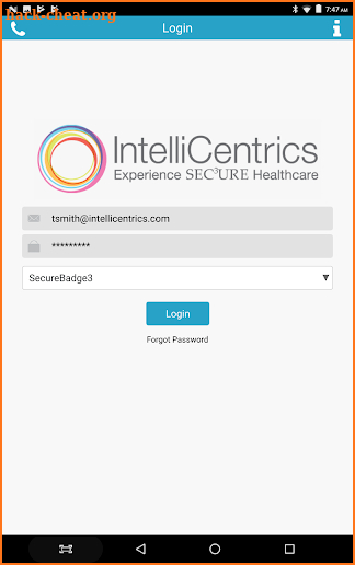 IntelliCentrics SecureBadge screenshot