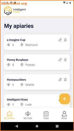 Intelligent Hives - Managing your apiary screenshot
