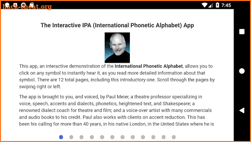 Interactive IPA screenshot