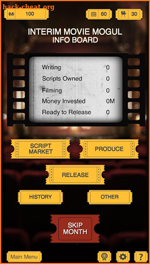 Interim Movie Mogul - A Movie Tycoon Game screenshot