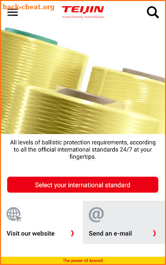 International ballistic standards screenshot