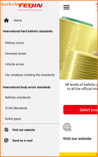 International ballistic standards screenshot