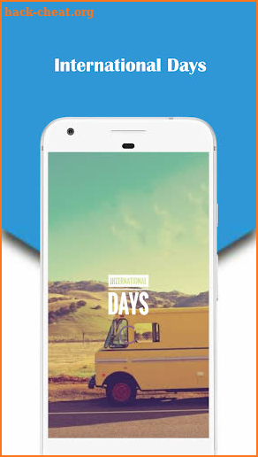 International Days Calendar 2020 screenshot