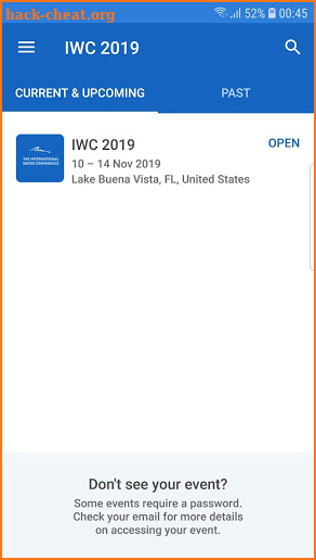 International Water Conf screenshot