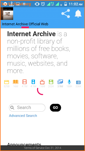 internet archive screenshot