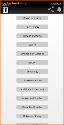 Internet Archive Books screenshot