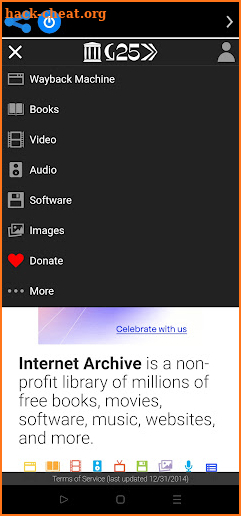 Internet Archive org app screenshot