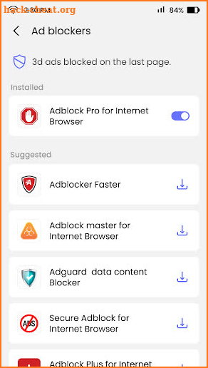 Internet Browser screenshot