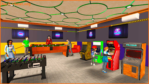 Internet gaming cafe simulator screenshot