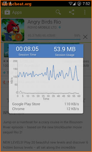 Internet Speed Meter screenshot