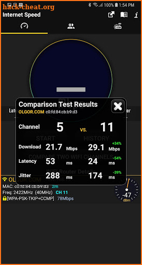 Internet Speed Test - WiFi Maestro screenshot