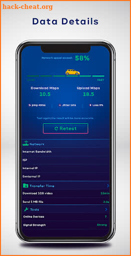 Internet Speed Test - Wifi Speedcheck 2021 screenshot